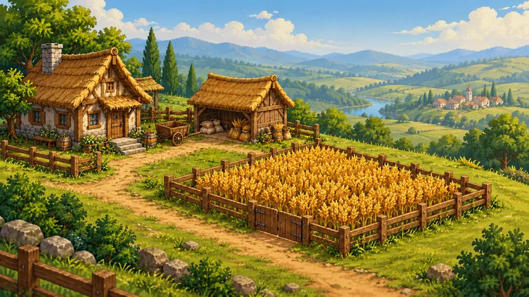 Hillside farm