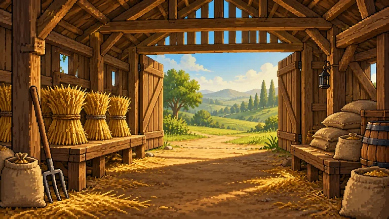 Barn interior